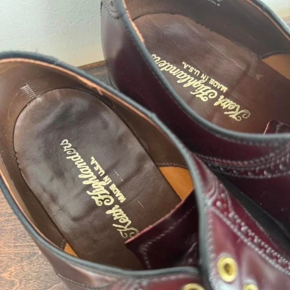 Keith Highlander burgundy leather‎ loafer size 11.5